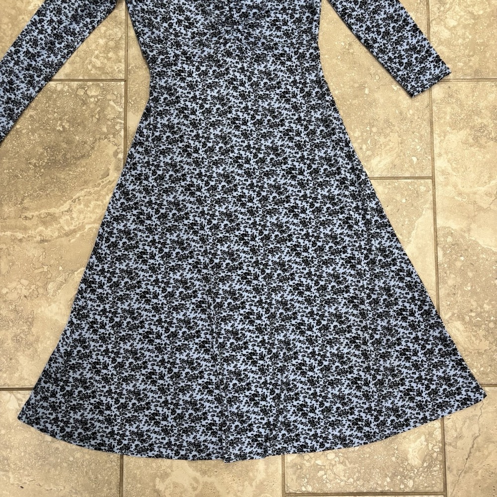 Mango‎ Printed Ruched Dress Size 4 - Picture 7 of 13